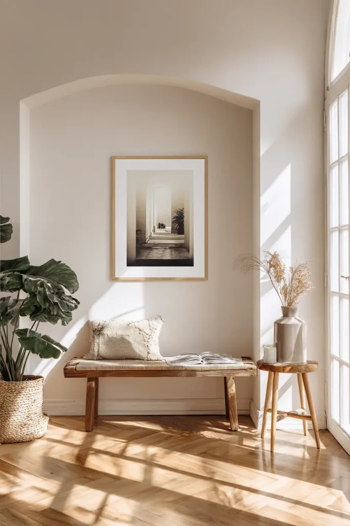 Custom printable wall art suited for modern flexible living spaces with minimalist design.